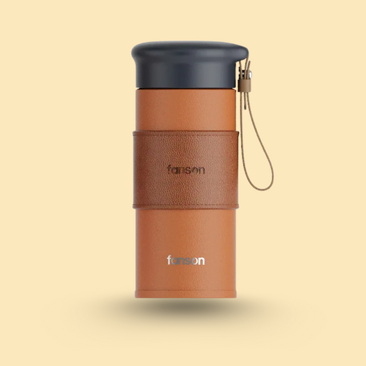 Brewsy™ 330ML Cute Thermal Water Bottle – Portable Stainless Steel Vacuum Mug for Tea & Coffee