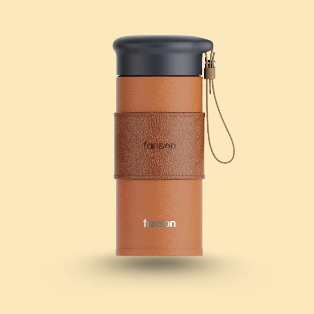 Brewsy™ 330ML Cute Thermal Water Bottle – Portable Stainless Steel Vacuum Mug for Tea & Coffee