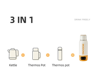 100-240V Electric Kettle 600ML Portable Heating Cup Multifunction Boiled Water Pot Smart Teapot Adjustable Temperature Kettles
