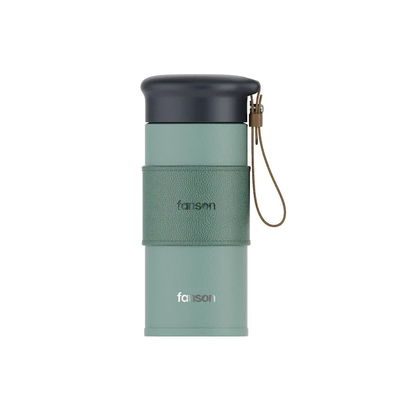 Cute Water Bottle Thermal Mug Portable Thermos Bottle For Tea Travel Insulated Coffee Cup Stainless Steel Vacuum Flask 330ml