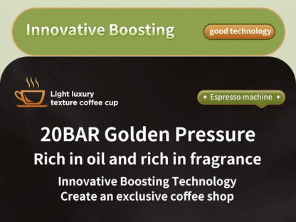 Wireless Electric Espresso Coffee Machine for Car & Home Camping Portable Coffee Maker 2-in-1 Capsule Powder Travel Coffee Maker
