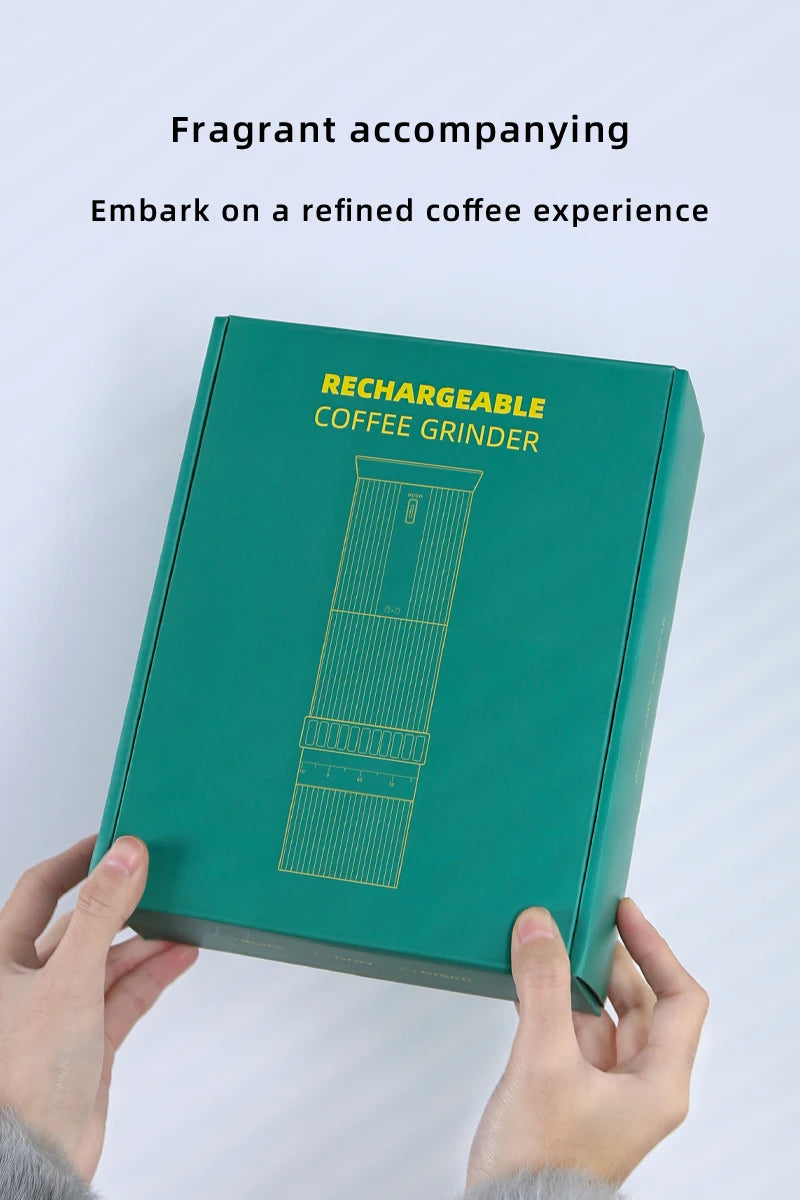 Havmore New High Quality New Rechargeable Coffee Bean Grinder 38mm 5 Pins Cutter Head Portable for Household