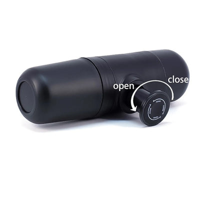 Manual pressurized coffee machine, small and portable handheld espresso machine for household, travel, and picnic use